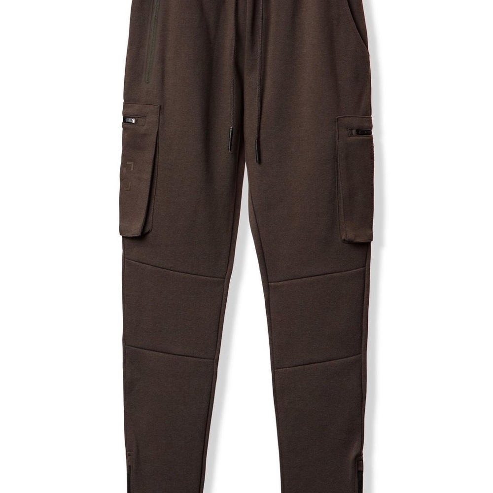 ASRV 0400. Core Division Cargo Zip Jogger - Dark Earth Size XS Mens Used